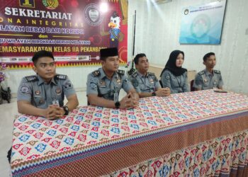 Lapas Pekanbaru Ikuti Zoom Meeting Penguatan Tugas dan Fungsi Pembinaan Narapidana dan Anak Binaan