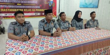 Lapas Pekanbaru Ikuti Zoom Meeting Penguatan Tugas dan Fungsi Pembinaan Narapidana dan Anak Binaan