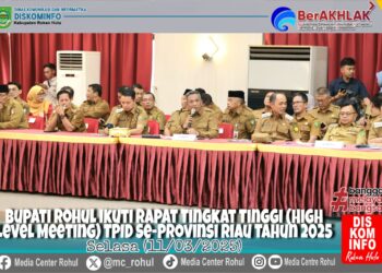 Bupati Rohul Bersama Forkopimda Bahas Stabilitas Harga di Rapat TPID se-Riau