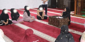Ustadzah Elfiani Beri Tausyiah di Bulan Ramadhan Kepada WBP Perempuan Lapas Pasir Pangarayan