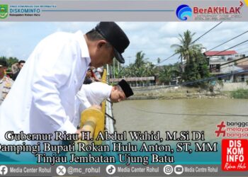 Gubri Berjanji Akan Perbaiki Jembatan Sungai Rokan Usai Idul Fitri 1446 H