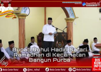 Bupati Rohul Hadiri Safari Ramadan di Bangun Purba, Janjikan Perbaikan Infrastruktur Jalan
