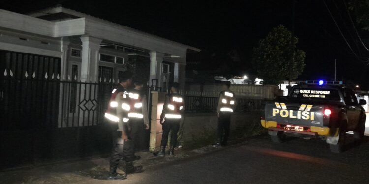 Polres Rokan Hulu Gencar Lakukan Patroli Pemukiman, Pastikan Rumah Warga Yang Mudik Tetap Aman