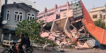 Gempa bumi dahsyat 7,7 magnitudo guncang wilayah Sagaing, Myanmar