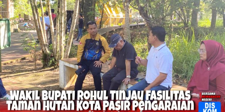 Wakil Bupati Rohul Intruksikan Atasi Sampah di Sekitar Taman Hutan Kota Pasir Pengaraian