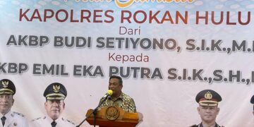 Suasana Haru dan Kehangatan Iringi Pisah Sambut Kapolres Rohul