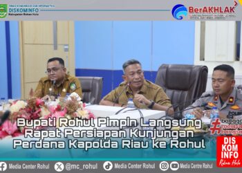 Bupati Rohul Pimpin Langsung Rapat Persiapan Kunjungan Perdana Kapolda Riau ke Rokan Hulu