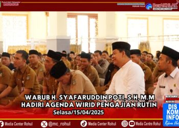 Wabup H. Syafaruddin Poti, S.H, M.M Hadiri Agenda Wirid Pengajian Rutin.