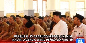 Wabup H. Syafaruddin Poti, S.H, M.M Hadiri Agenda Wirid Pengajian Rutin.