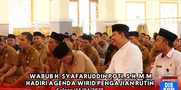 Wabup H. Syafaruddin Poti, S.H, M.M Hadiri Agenda Wirid Pengajian Rutin.