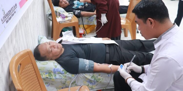 HBP ke-61, Lapas Pasir Pangarayan Gelar Donor Darah Bersama PMI Rohul