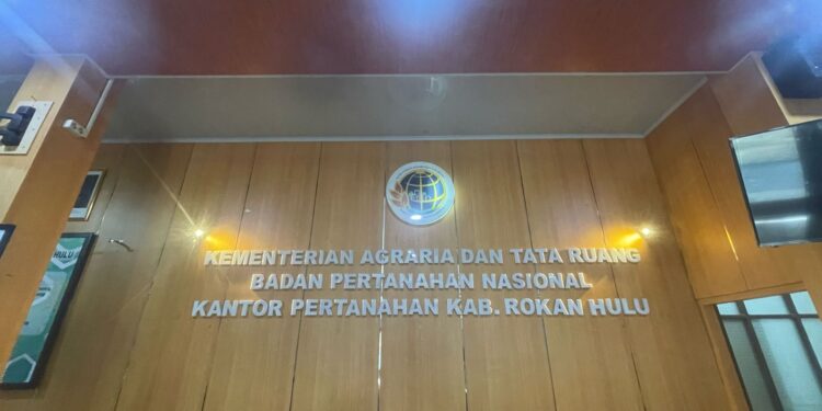 BPN Rokan Hulu Benarkan Surat dari Kuasa Hukum Bobby Erlando Putra Sudah Masuk