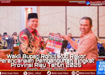 Hadiri Rakor Bersama Gubri, Wabup Usulkan Perkembangan Pembangunan Jalan Dan Wisata Religi