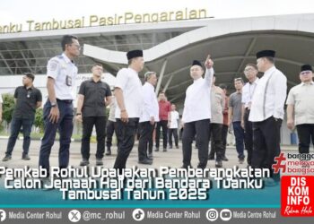 Pemkab Rohul Upayakan Pemberangkatan 445 CJH Langsung dari Bandara Tuanku Tambusai ke Batam