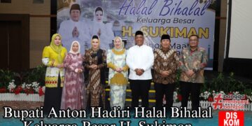 Bupati Anton Hadiri Halal Bihalal Keluarga Besar H. Sukiman, Penuh Suasana Haru dan Kekeluargaan