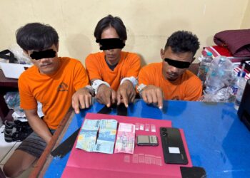 Polsek Ujung Batu Berhasil Ungkap Kasus Peredaran Narkoba Di Rumah Kontrakan Tiga Pelaku Diamankan