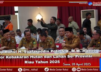 Rakor Karhutla Se-Provinsi Riau: Status Siaga Karhutla Ditetapkan, Semua Pihak Diminta Waspada