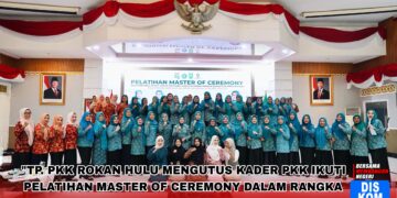 TP. PKK ROKAN HULU, UTUS KADER PKK ROHUL UNTUK IKUTI PELATIHAN MC DALAM RANGKA HKG Ke – 53