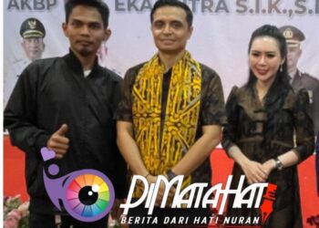Media Dimata Hati Sambut Kapolres Rokan Hulu yang Baru, AKBP Emil Eka Putra