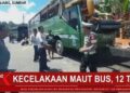 Daftar Nama 12 Korban Tewas Kecelakaan Maut Bus ALS di Padang Panjang