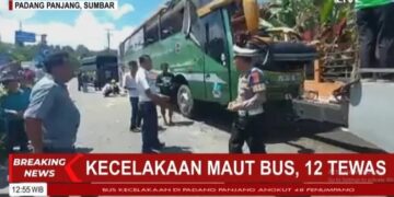 Daftar Nama 12 Korban Tewas Kecelakaan Maut Bus ALS di Padang Panjang