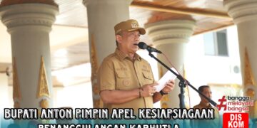 Bupati Anton Pimpin Apel Kesiapsiagaan Penanggulangan Karhutla : Rohul Tetapkan Status Siaga Darurat Bencana Karhutla