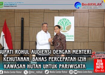 Bupati Rohul Audiensi dengan Menteri Kehutanan, Bahas Percepatan Izin Kawasan Hutan untuk Pariwisata