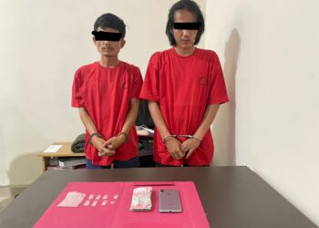 Miliki 2,48 gram Sabu, Satresnarkoba Polres Rokan Hulu Berhasil Amankan Dua Tersangka