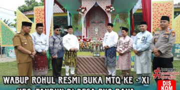 Wabup Rohul Resmi Buka MTQ ke-XI Kecamatan Tandun di Desa Puo Raya