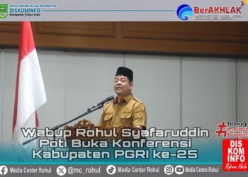 Wabup Syafaruddin Poti buka Konferensi Kabupaten PGRI Rokan Hulu Ke-23