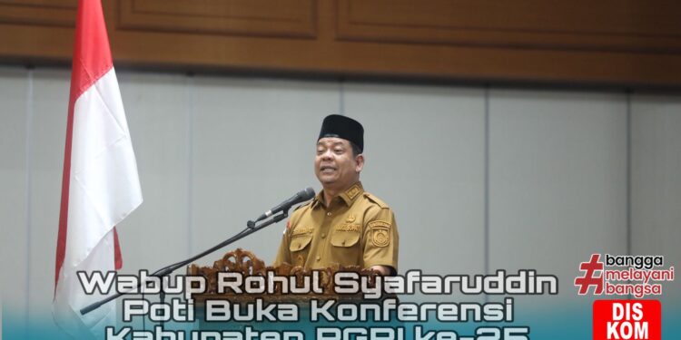 Wabup Syafaruddin Poti buka Konferensi Kabupaten PGRI Rokan Hulu Ke-23