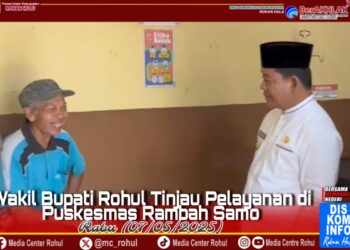 Wakil Bupati Rokan Hulu Tinjau Pelayanan Kesehatan di Puskesmas Rambah Samo