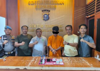 Tangkap Seorang Pengedar Narkotika, Polsek Tambusai Amankan 10,75 Gram Sabu