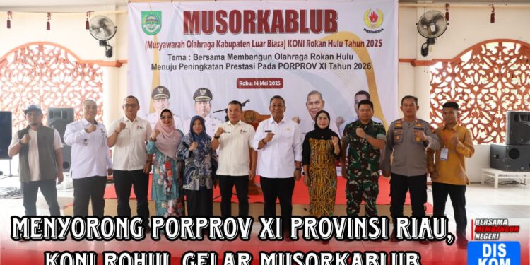 Menyongsong Porprov XI Provinsi Riau, Koni Rohul Gelar Musorkablub.