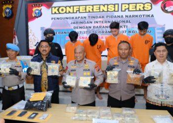 Polda Riau Ungkap Tindak Pidana Narkotika Jenis Sabu Jaringan Internasional