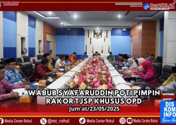 Wabup Syafaruddin Poti pimpin Rakor TJSP khusus OPD