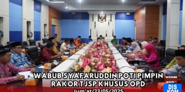 Wabup Syafaruddin Poti pimpin Rakor TJSP khusus OPD