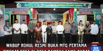 MTQ Tingkat Desa Pertama Digelar di Rambah Samo Barat, Wabup Rohul Apresiasi Upaya Mencetak Generasi Qurani