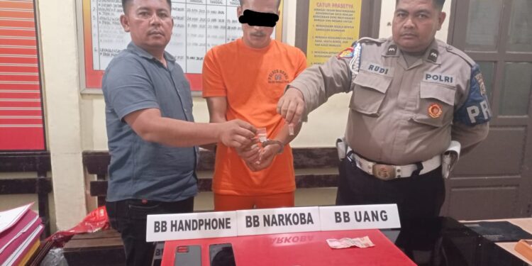 Hendak Transaksi Di Kebun Sawit, Seorang Pemuda Diamankan Polsek Rambah Hilir