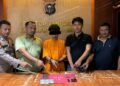 Polsek Tambusai Tangkap Pengedar Narkoba di Sungai Juragi Batang Kumu