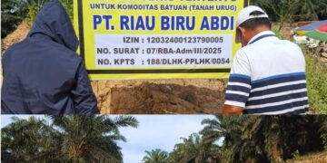 Galian C PT. Riau Biru Abdi Resmi Beroperasi Sesuai SOP di Maredan, Kecamatan Tualang