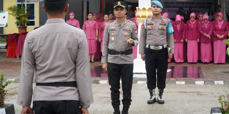 Mutasi Jajaran Polres Rohul, Kapolres AKBP Emil Eka Putra Utamakan Kondusifitas Wilayah