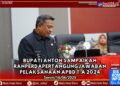 Bupati Anton sampaikan Ranperda Pertangungjawaban Pelaksanaan APBD T/A 2024