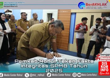 Pemkab Rokan Hulu Teken Fakta Integritas SPMB 2025: Wujudkan Penerimaan Siswa Baru yang Transparan dan Bebas Pungli
