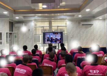 Ibadah Online Senin: Warga Binaan Nasrani Lapas Pasir Pangarayan Jalani Pembinaan Kepribadian