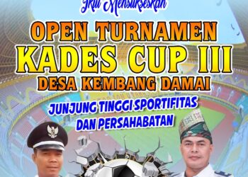 Dukungan Penuh Ketua DPD APDESI Riau, Zulfahrianto, untuk Pemuda di Turnamen Kades Cup III Desa Kembang Damai