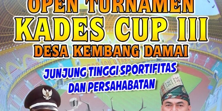 Dukungan Penuh Ketua DPD APDESI Riau, Zulfahrianto, untuk Pemuda di Turnamen Kades Cup III Desa Kembang Damai