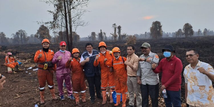 Dompet Dhuafa Riau Terjunkan Tim Padamkan Karhutla 700 Hektar di Rokan Hilir