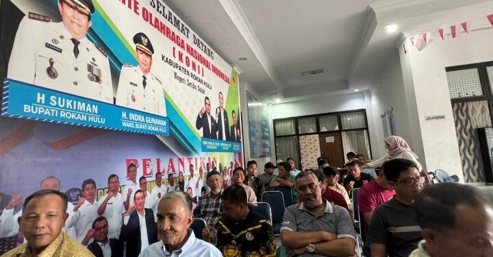KONI Rokan Hulu Gelar Rapat Perdana, Ketua Umum Ajak Seluruh Anggota Satukan Visi