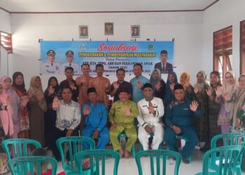 Lindungi Generasi Muda! LPAIdan Dinsos Rokan Hulu Sosialisasikan Bahaya TPPO, Kekerasan Anak, dan Pernikahan Dini di Desa Karya Mulya